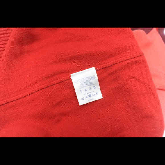 Lands' End Sweater Maroon Stripe Knit Crew 14 16 - Picture 3 of 4